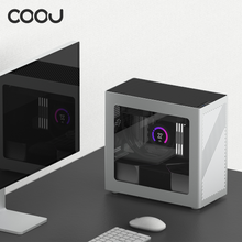 Load image into Gallery viewer, COOJ Z-18 Side glass version one-piece aluminum housing Matx case
