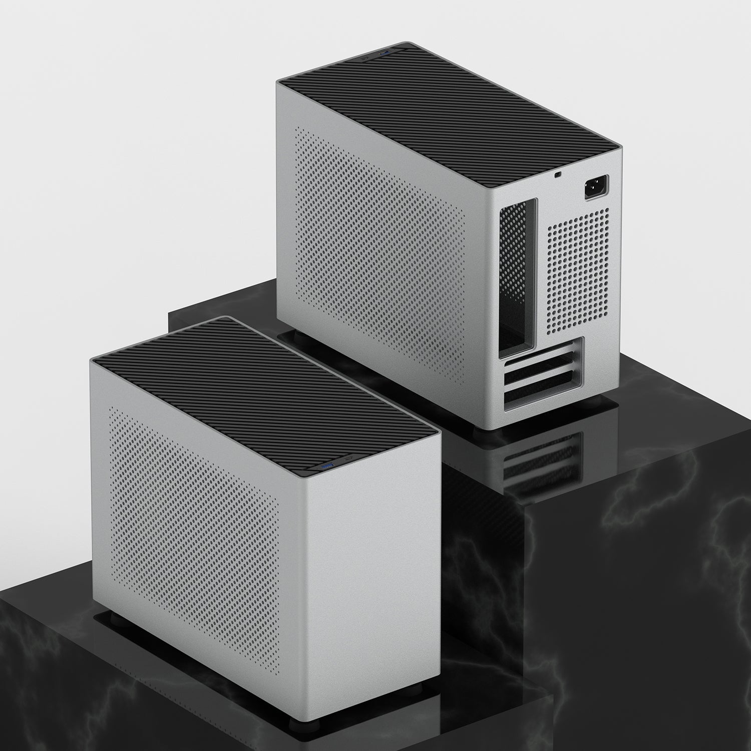 COOJ Design Z13 14.6L one-piece aluminum housing itx case